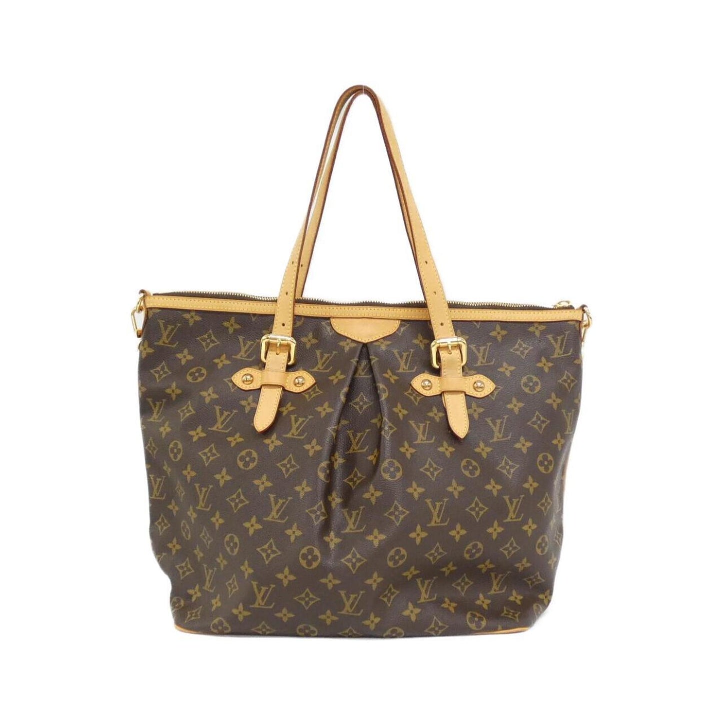 Louis Vuitton Coated Canvas Brown Handbags