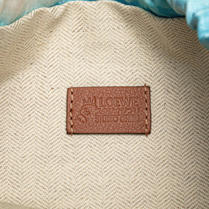 Loewe Canvas Blue Small Bags