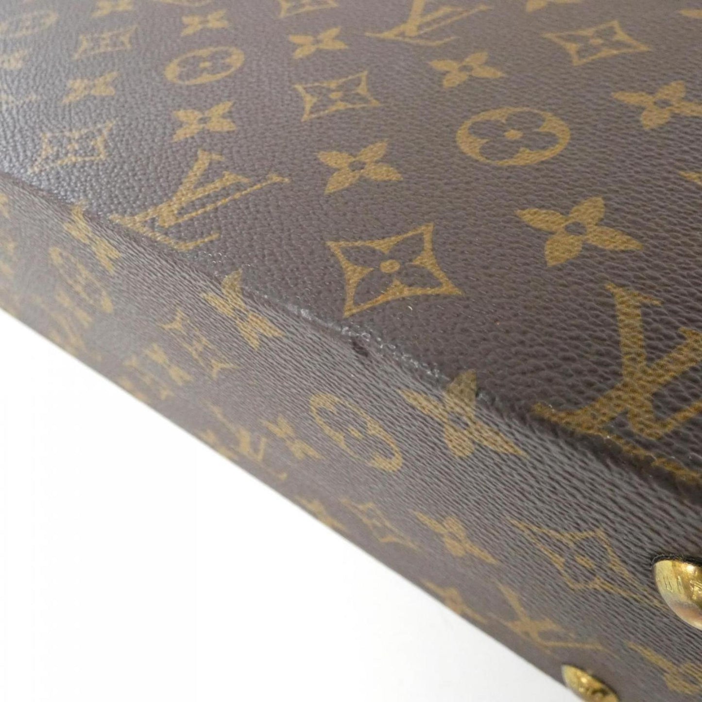 Louis Vuitton Coated Canvas Brown Handbags