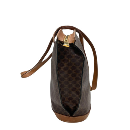 Celine Pvc Brown Handbags