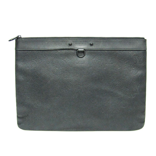 Louis Vuitton Monogram Canvas Black Clutch Bags