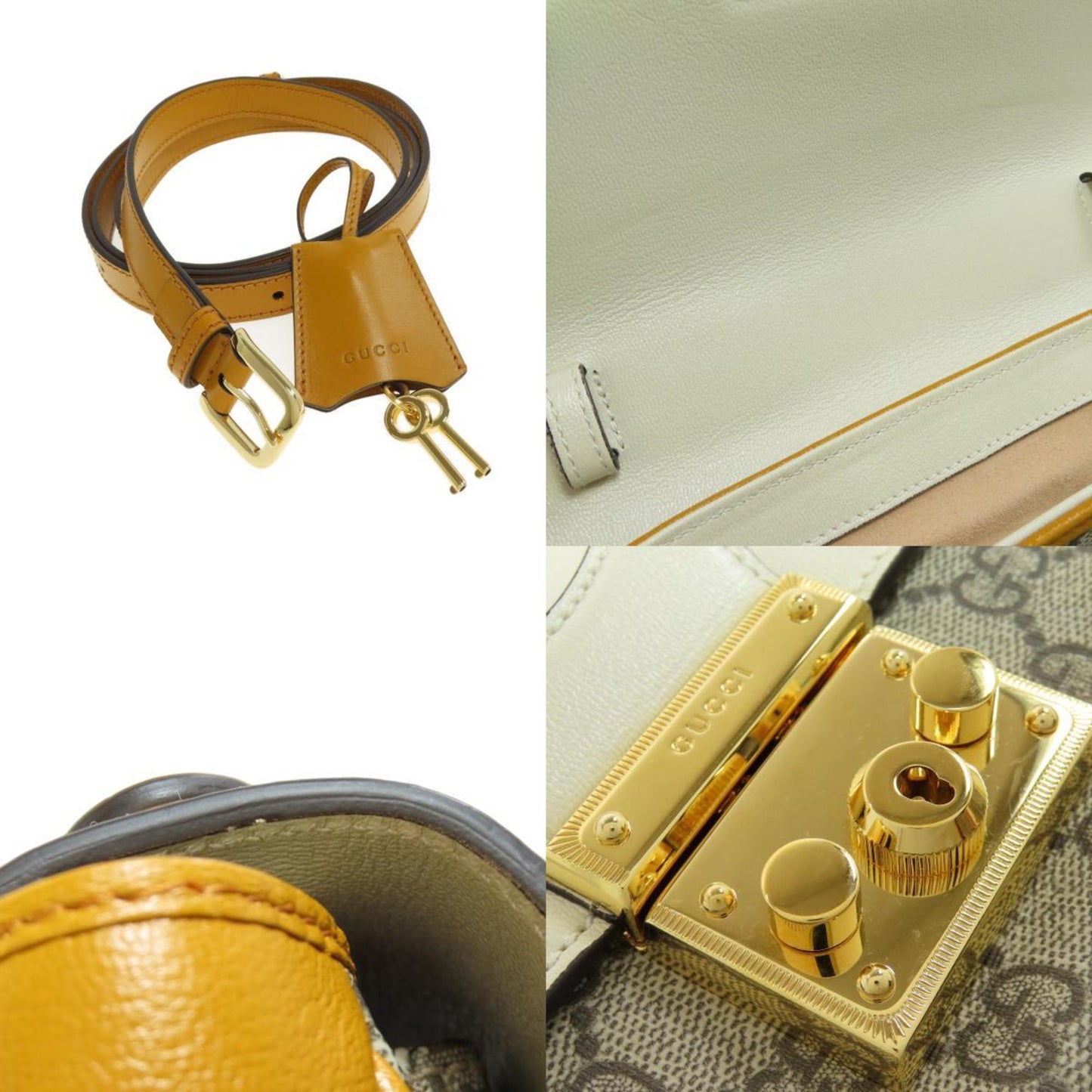 Gucci Pvc Brown Handbags