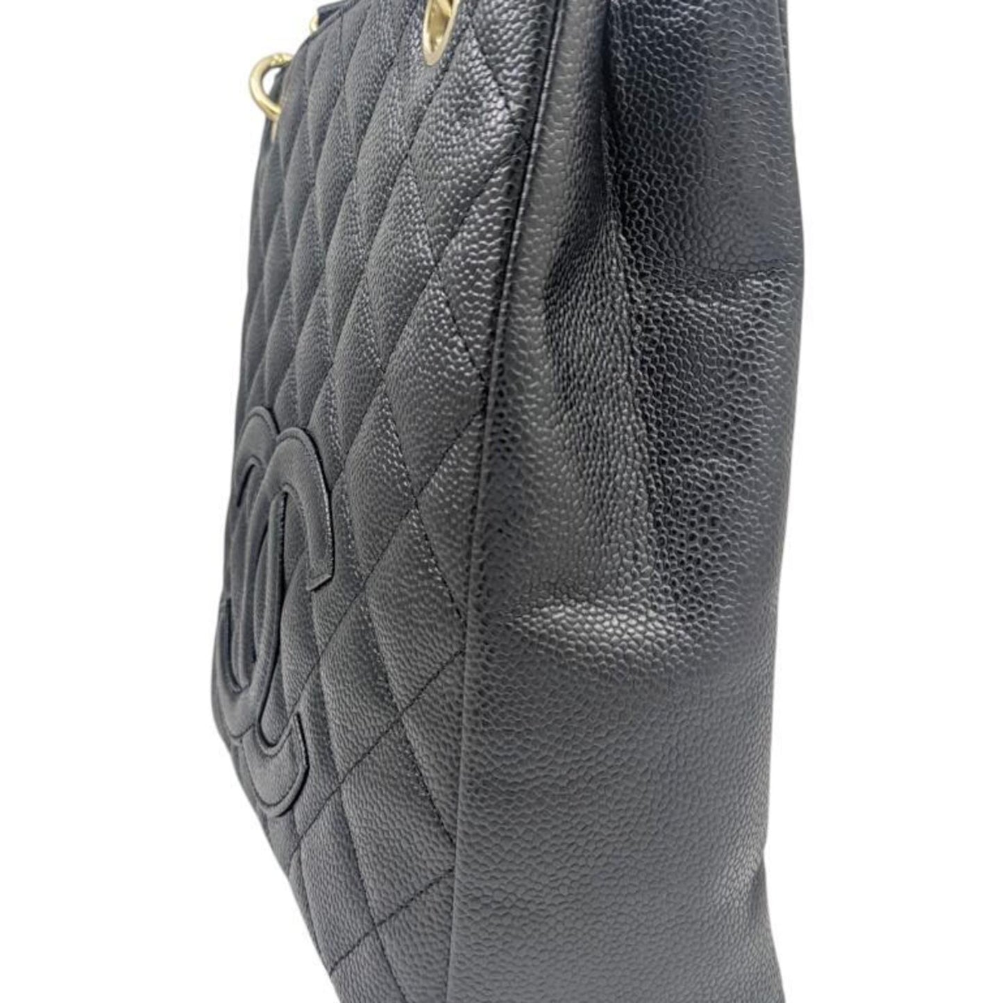 Chanel Calfskin Black Shoulder Bags