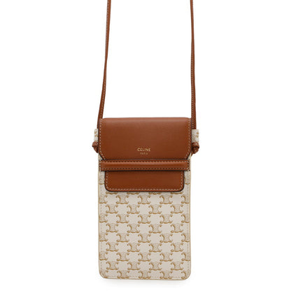 Celine Pvc White Shoulder Bags