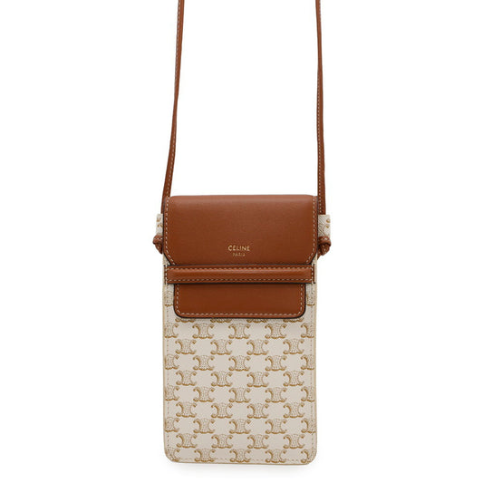 Celine Pvc White Shoulder Bags