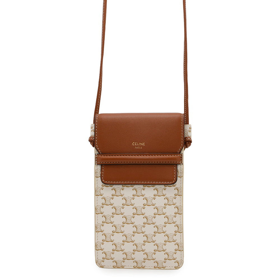 Celine Pvc White Shoulder Bags