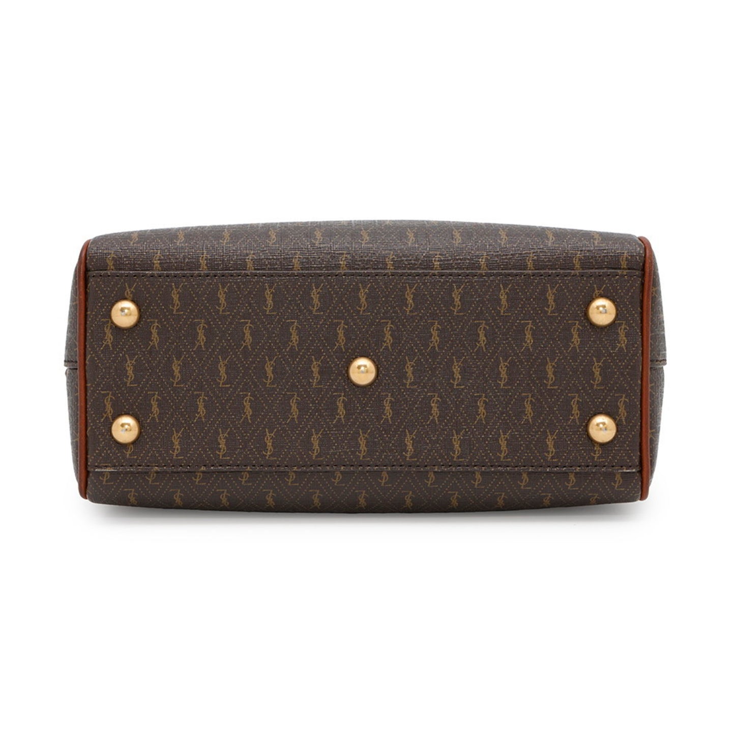Saint Laurent Pvc Brown Handbags