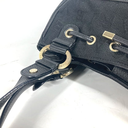 Bvlgari Canvas Black Shoulder Bags