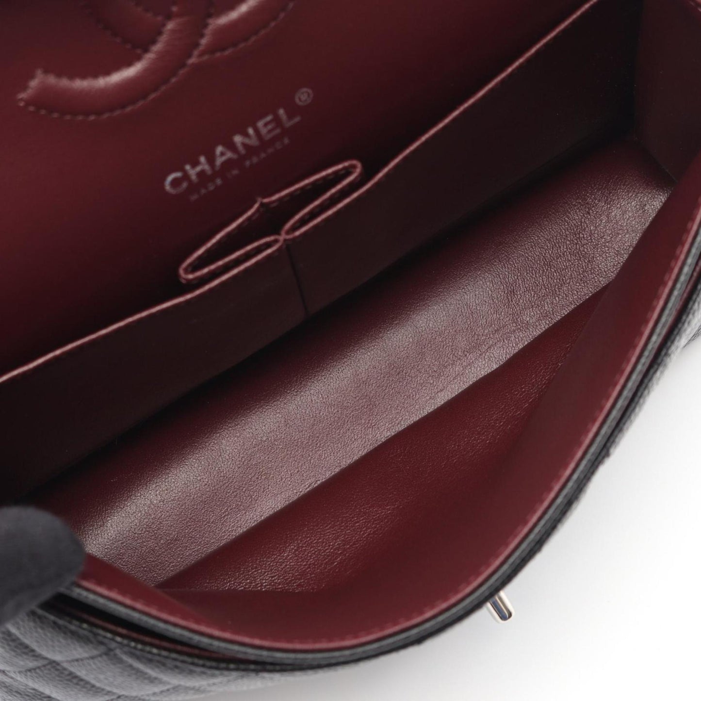 Chanel Calfskin Black Shoulder Bags