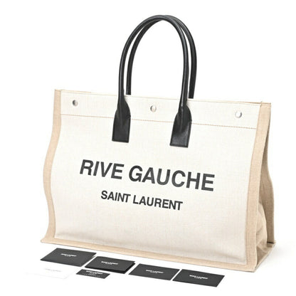 Saint Laurent Canvas White Tote Bags