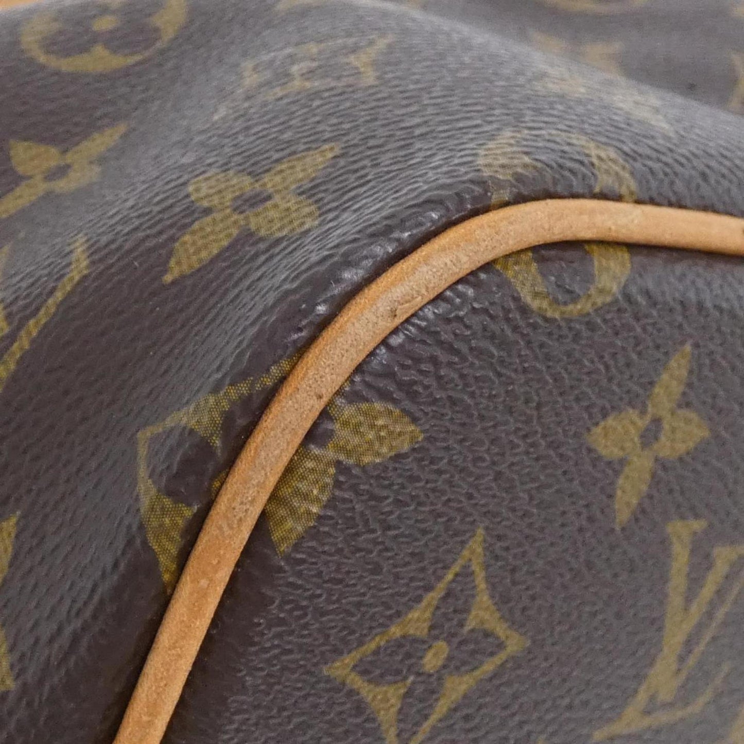 Louis Vuitton Coated Canvas Brown Handbags