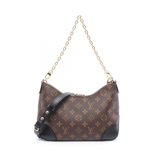 Louis Vuitton Coated Canvas Black Handbags