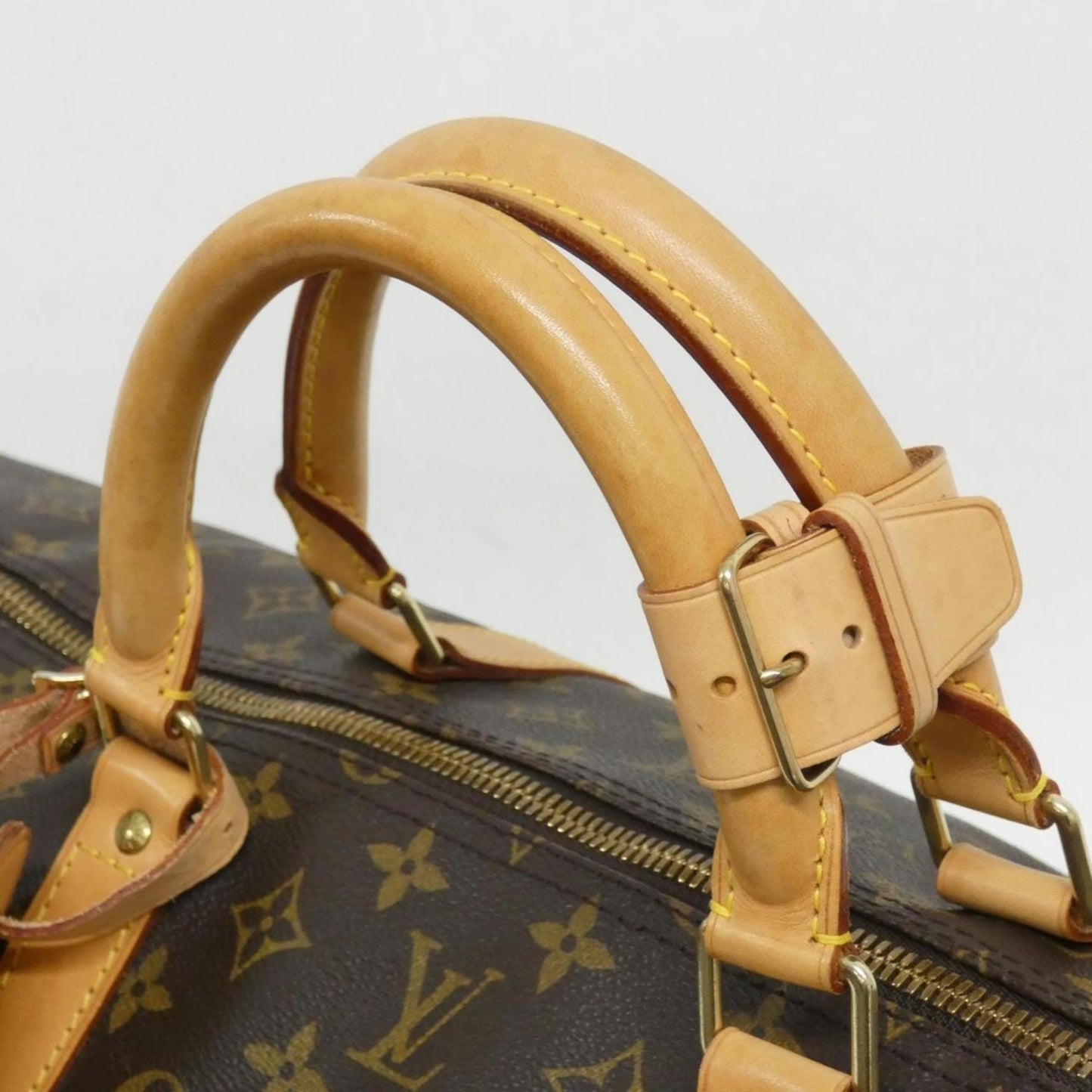 Louis Vuitton Coated Canvas Brown Travel Bags