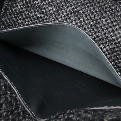 Loewe Woven Fabric Black Shoulder Bags
