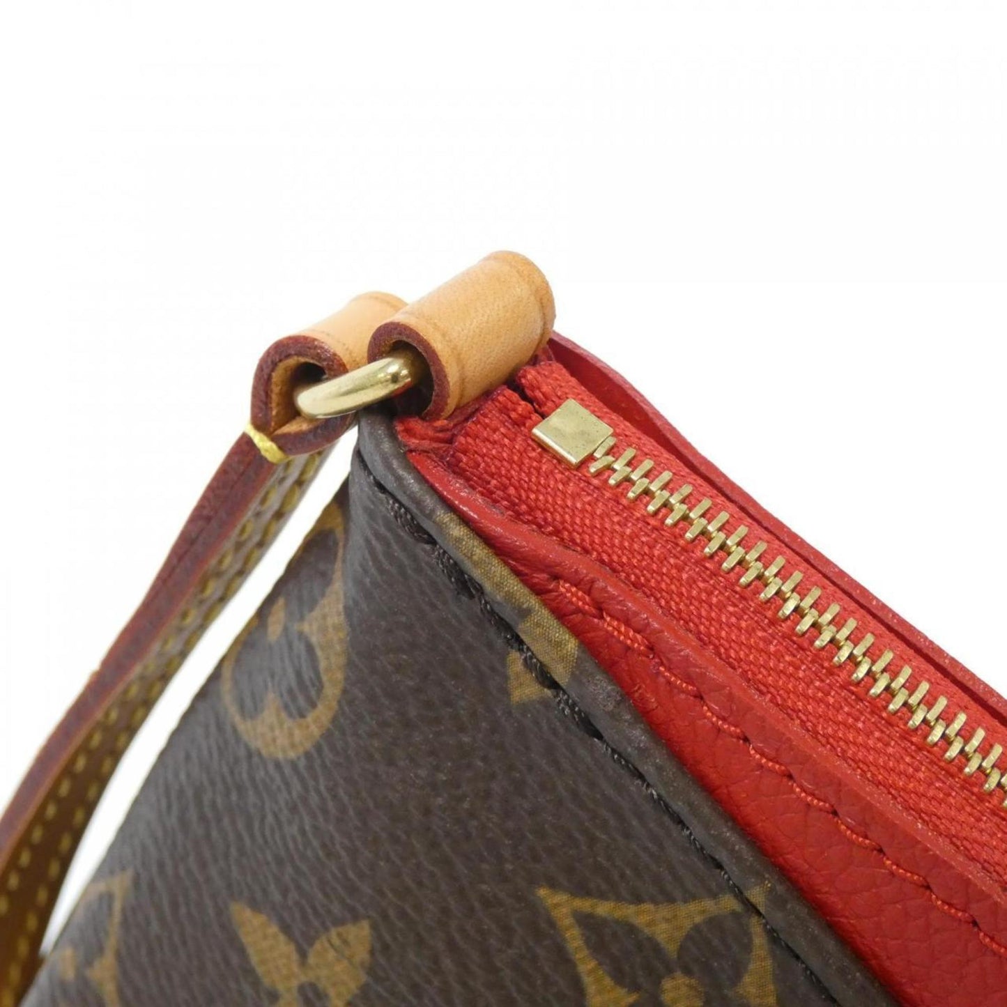 Louis Vuitton Coated Canvas Red Handbags