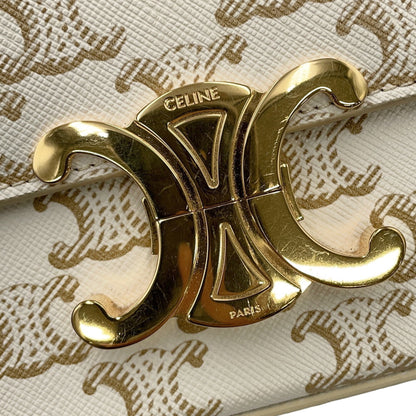Celine Pvc White Shoulder Bags