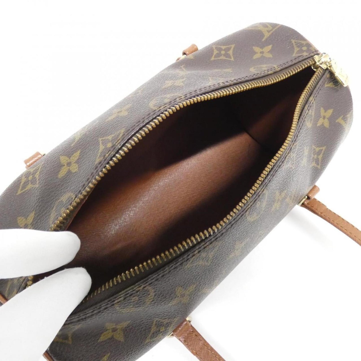 Louis Vuitton Coated Canvas Brown Handbags
