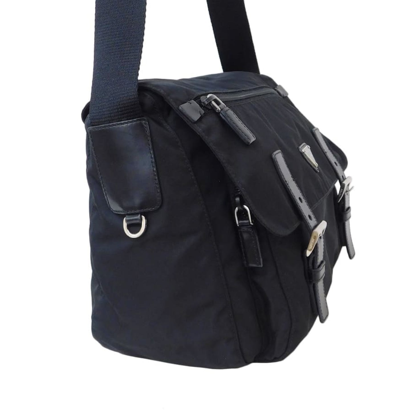 Prada Nylon Black Shoulder Bags