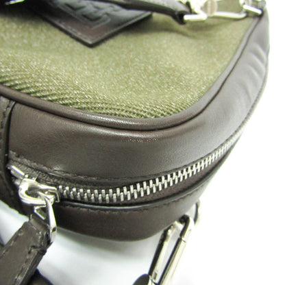 Bally Canvas Brown Shoulder Bags