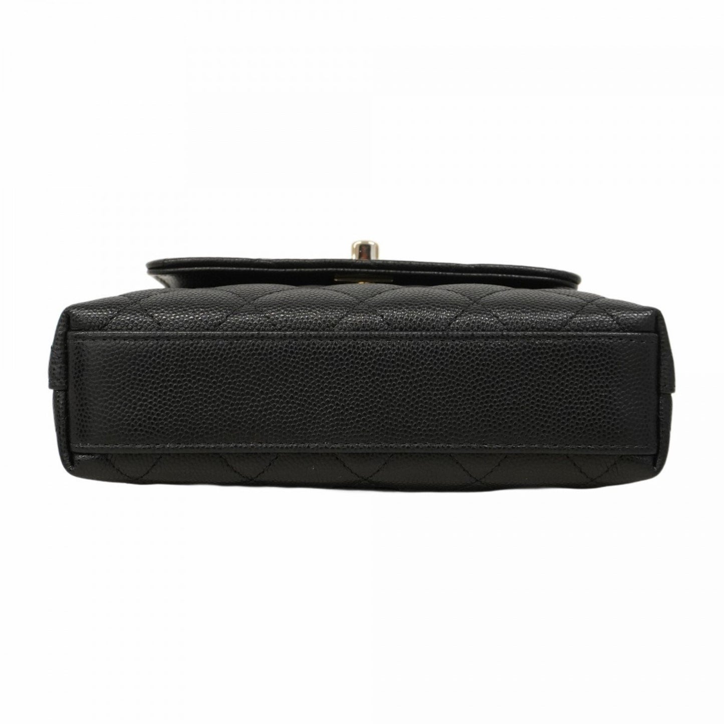 Chanel Calfskin Black Handbags