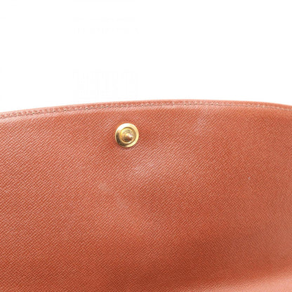 Louis Vuitton Coated Canvas Brown Clutch Bags
