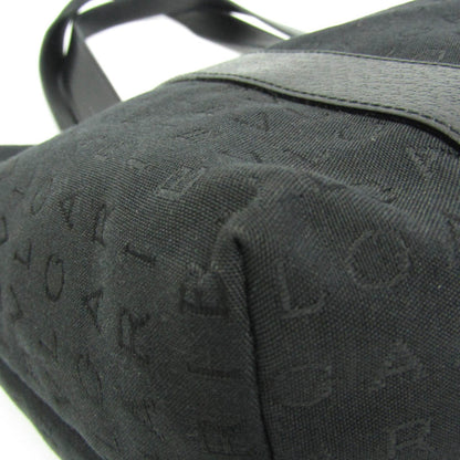 Bvlgari Canvas Black Tote Bags