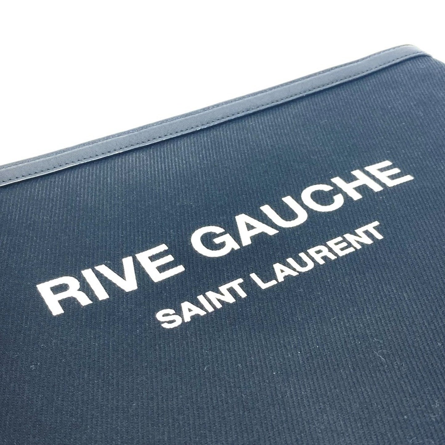 Saint Laurent Canvas Black Clutch Bags