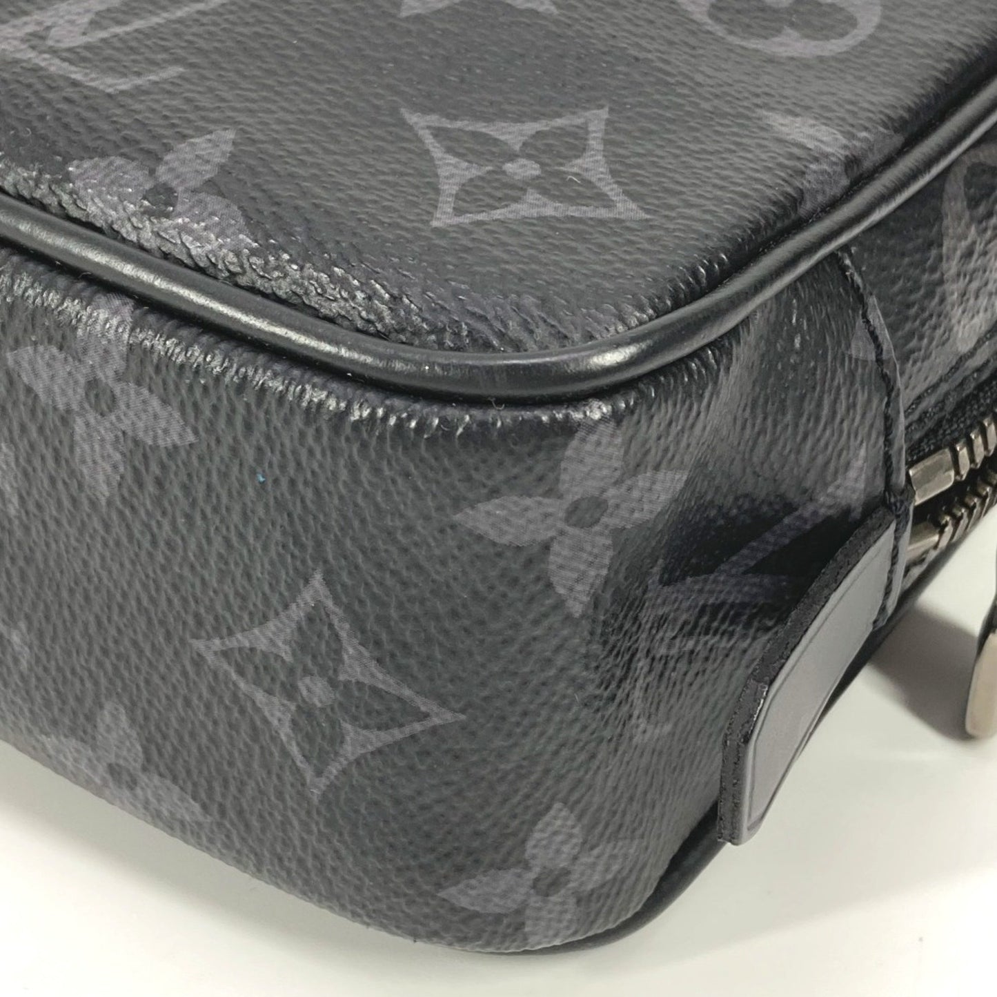 Louis Vuitton Monogram Canvas Black Clutch Bags