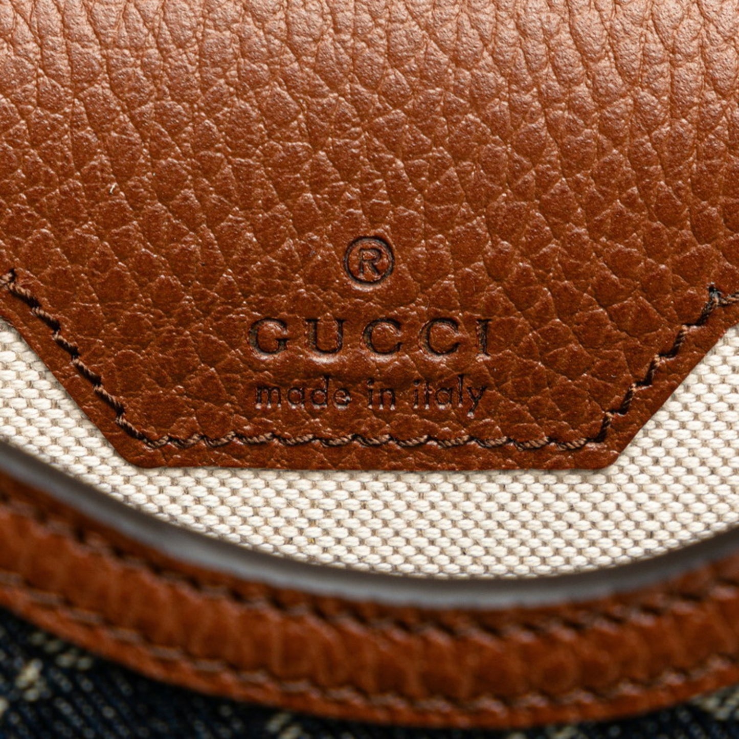 Gucci Canvas Brown Shoulder Bags