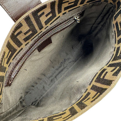 Fendi Canvas Brown Shoulder Bags