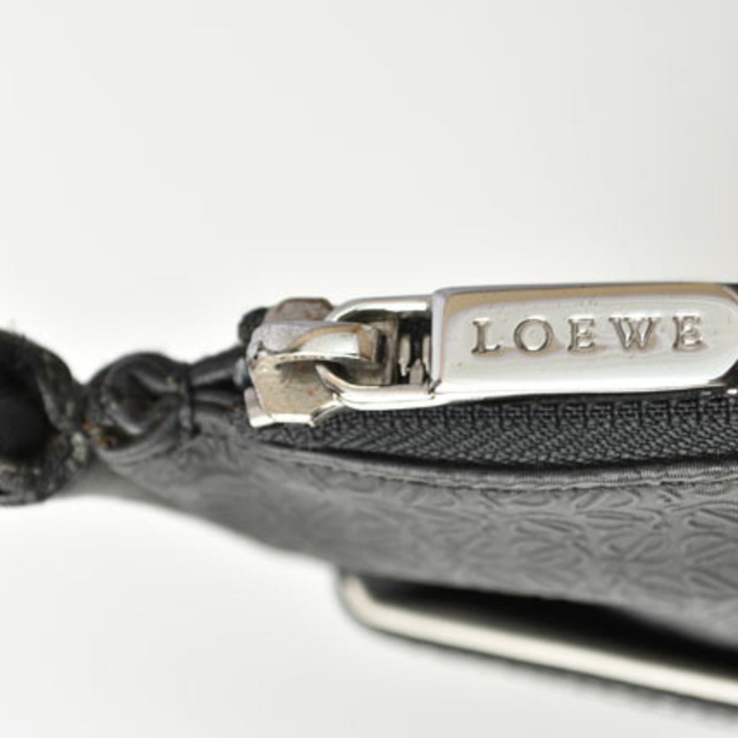 Loewe Coated Canvas Black Shoulder Bags