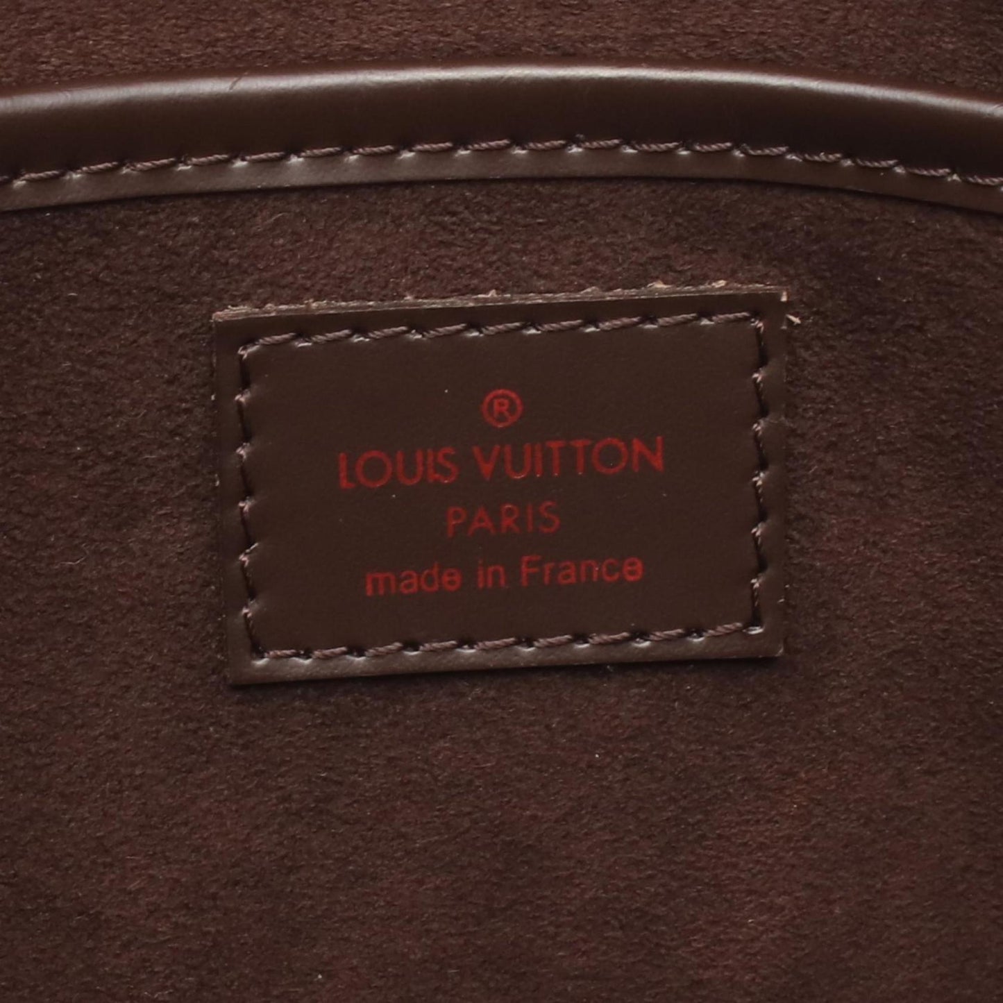 Louis Vuitton Coated Canvas Brown Clutch Bags