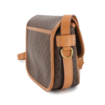 Celine Pvc Brown Shoulder Bags