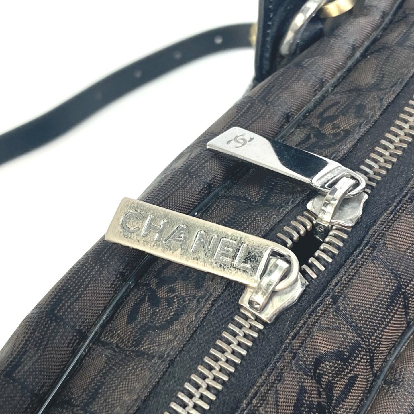 Chanel Nylon Brown Handbags