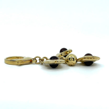Louis Vuitton Other Metal Brown Key Rings