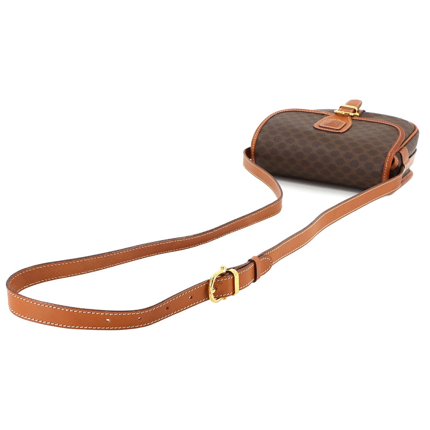 Celine Pvc Brown Shoulder Bags