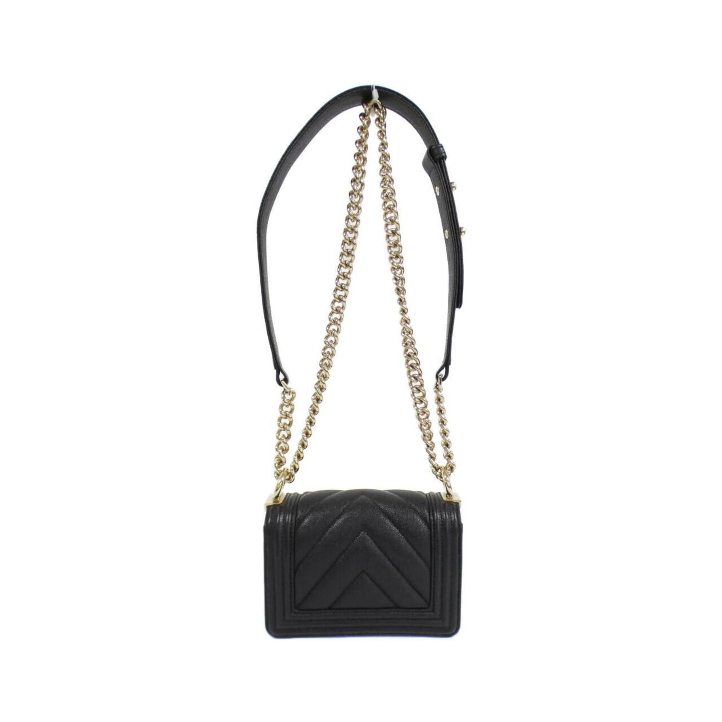 Chanel Calfskin Black Shoulder Bags