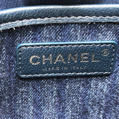 Chanel Denim Blue Shoulder Bags