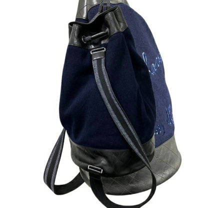 Chanel Wool Blue Shoulder Bags