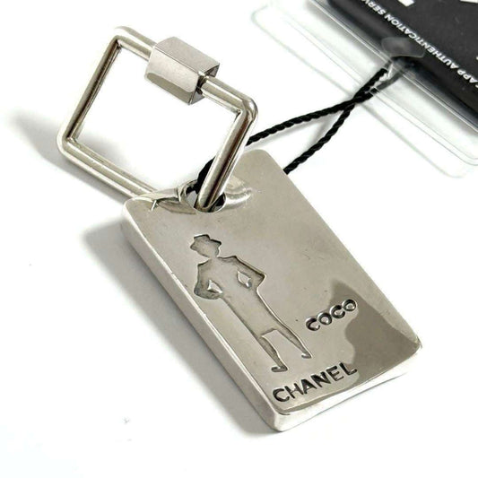 Chanel Silver Silver Key Rings