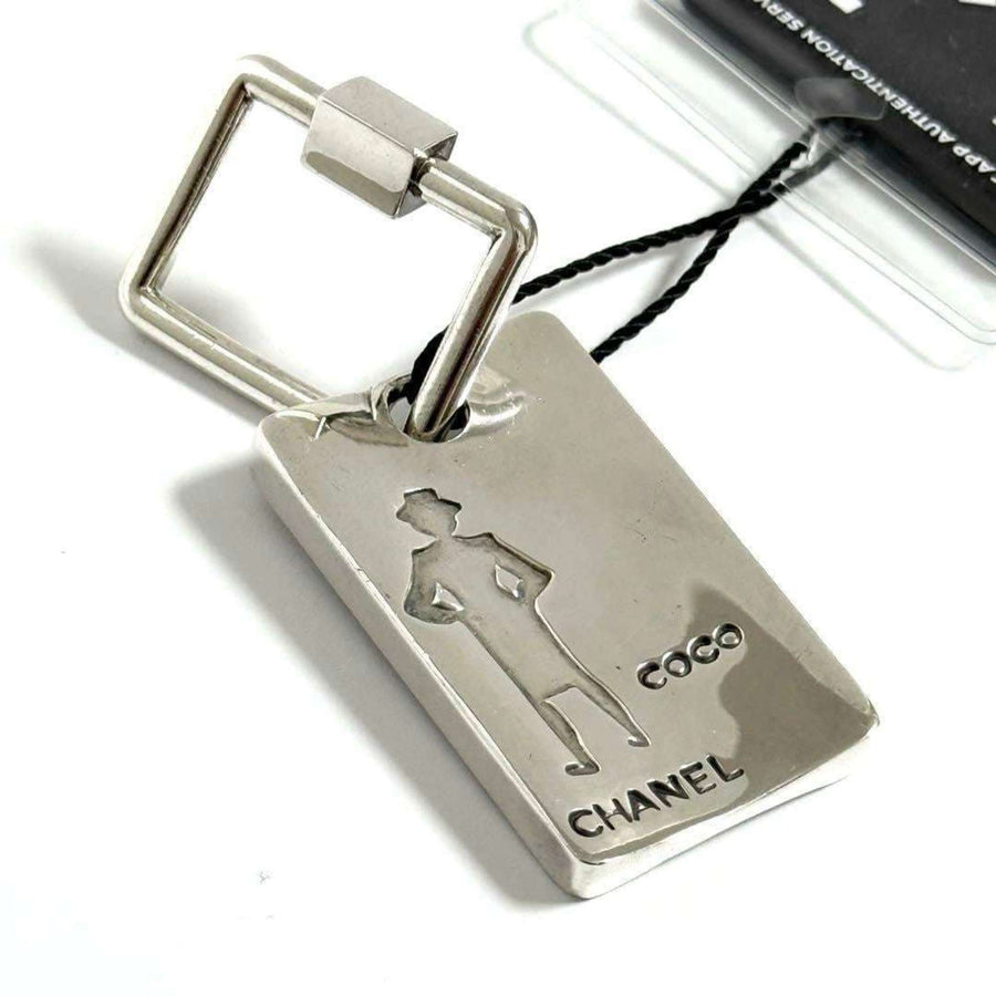 Chanel Silver Silver Key Rings