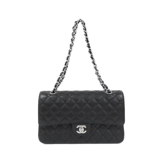 Chanel Calfskin Black Shoulder Bags