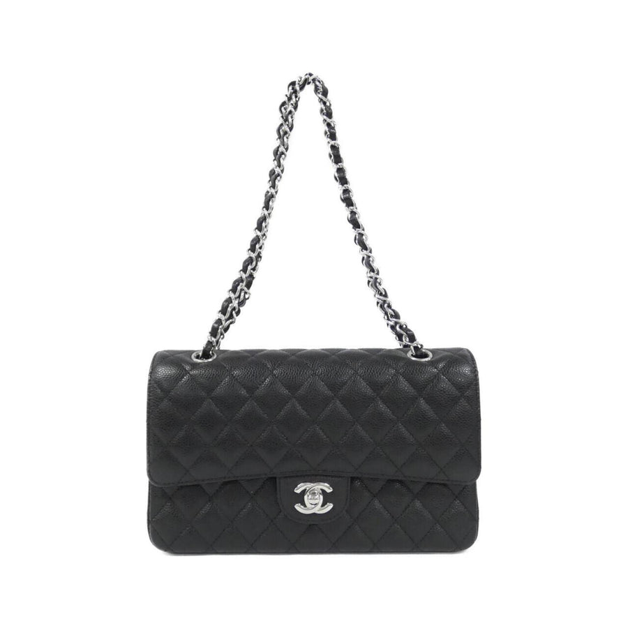 Chanel Calfskin Black Shoulder Bags