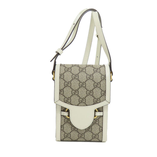 Gucci Pvc Brown Shoulder Bags