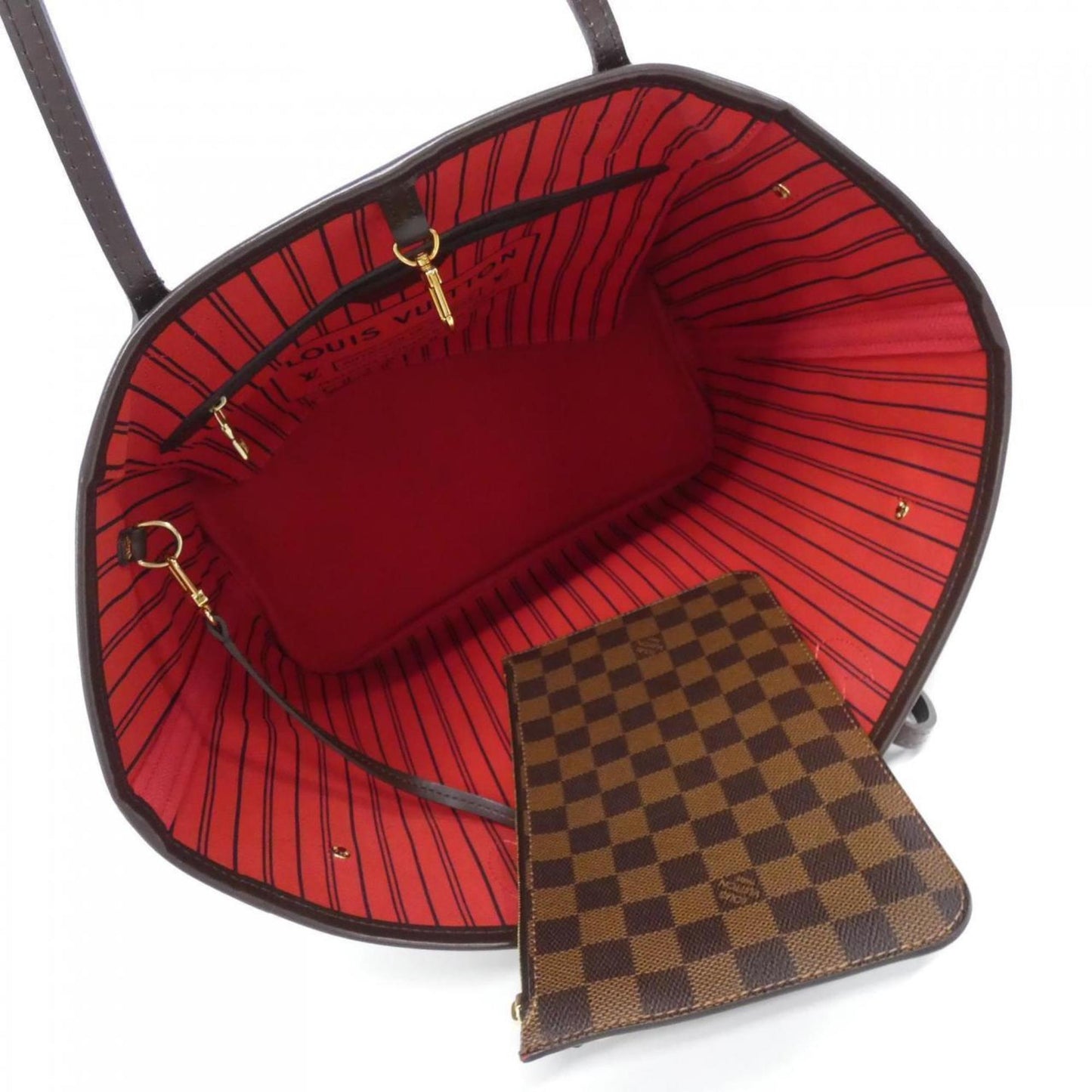 Louis Vuitton Coated Canvas Brown Handbags