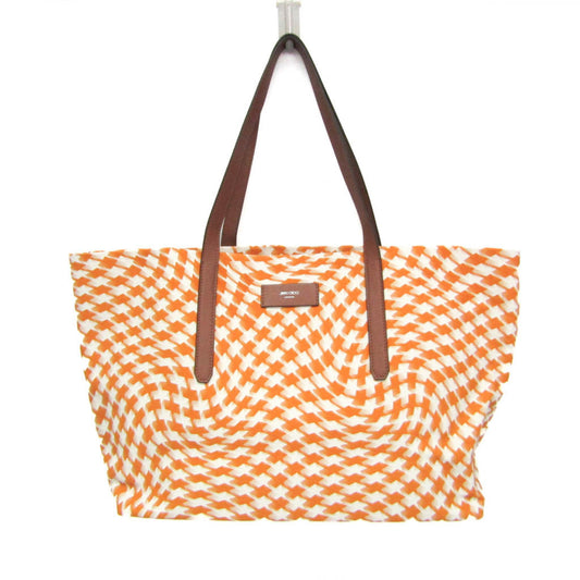 Jimmy Choo Canvas Brown Tote Bags