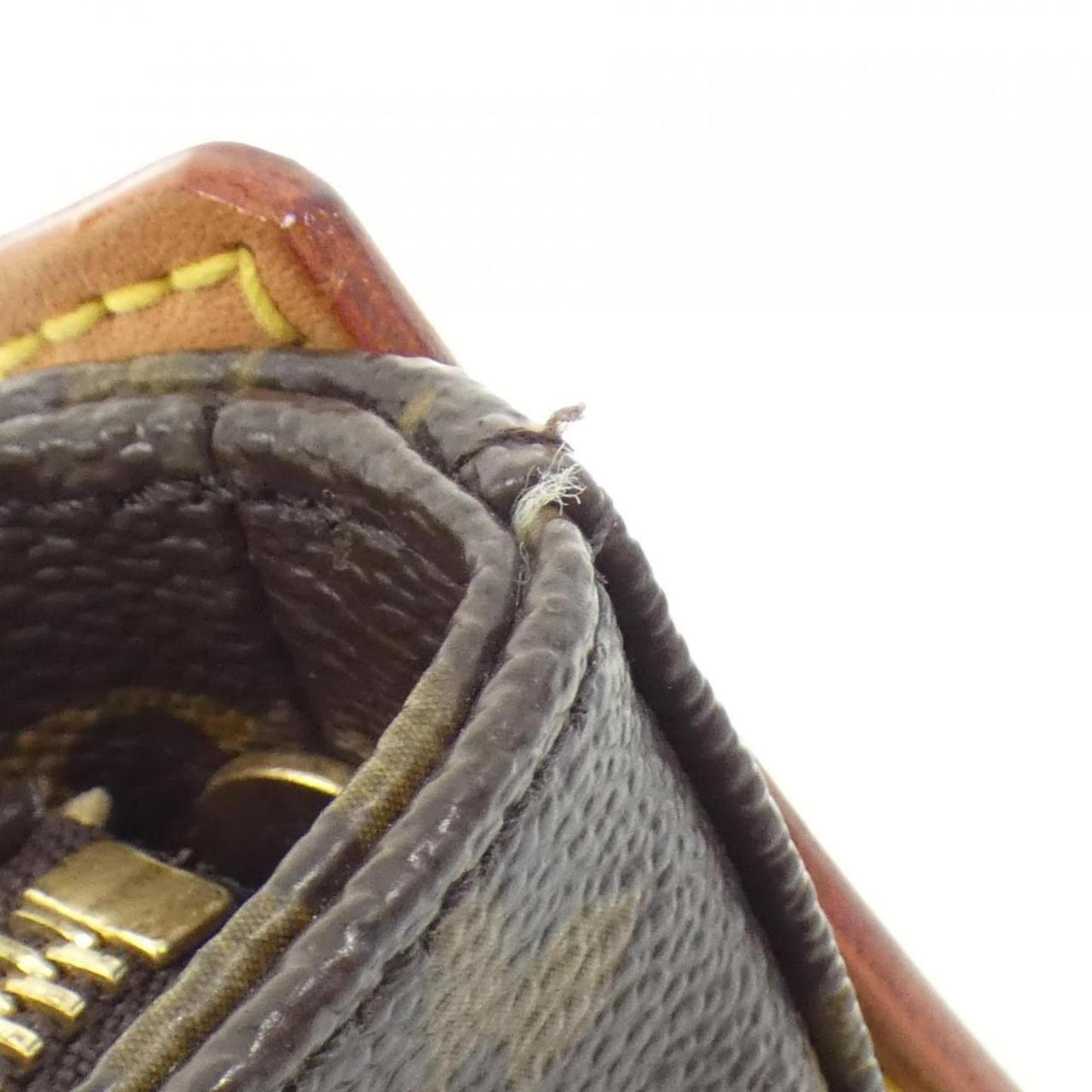 Louis Vuitton Coated Canvas Brown Shoulder Bags
