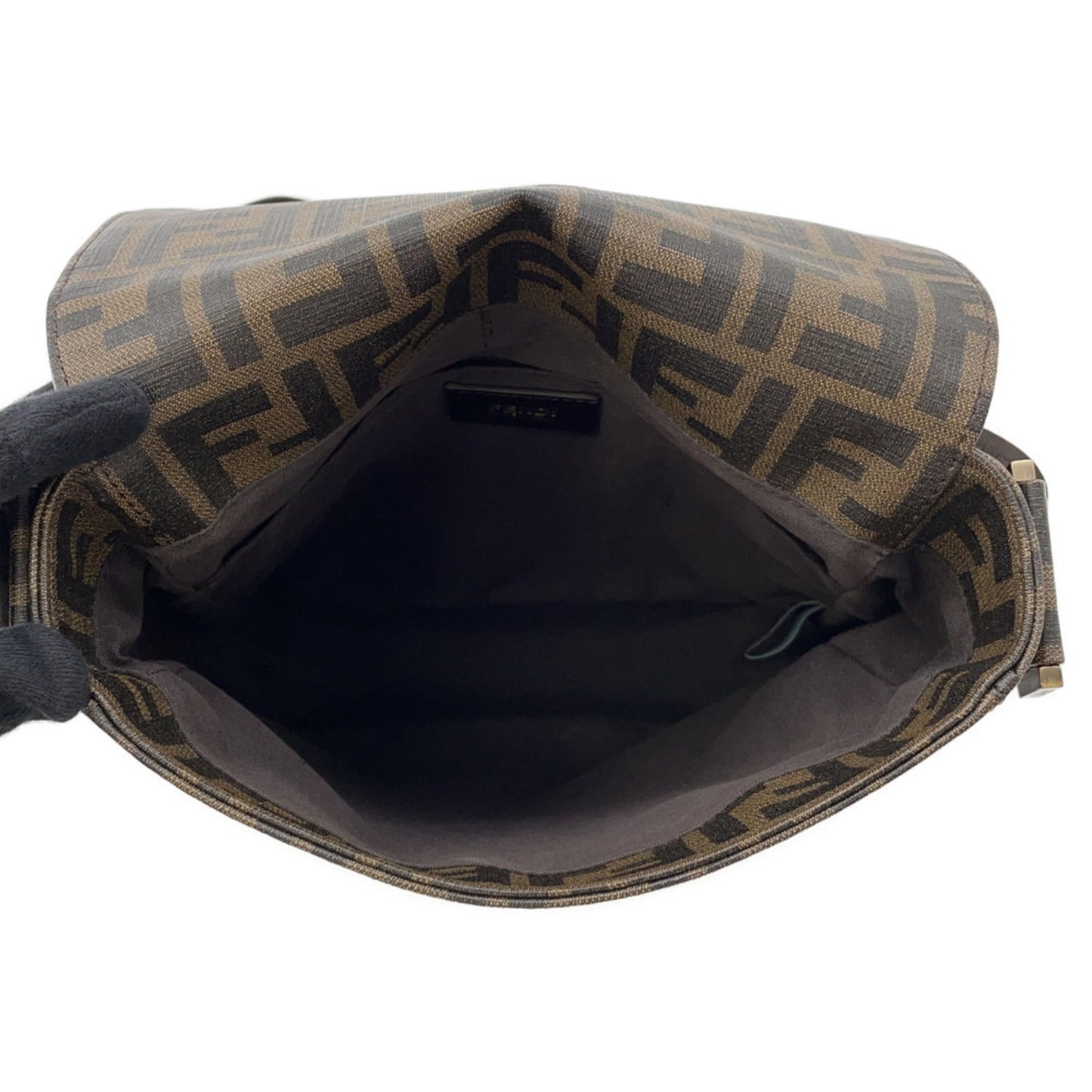 Fendi Pvc Brown Shoulder Bags