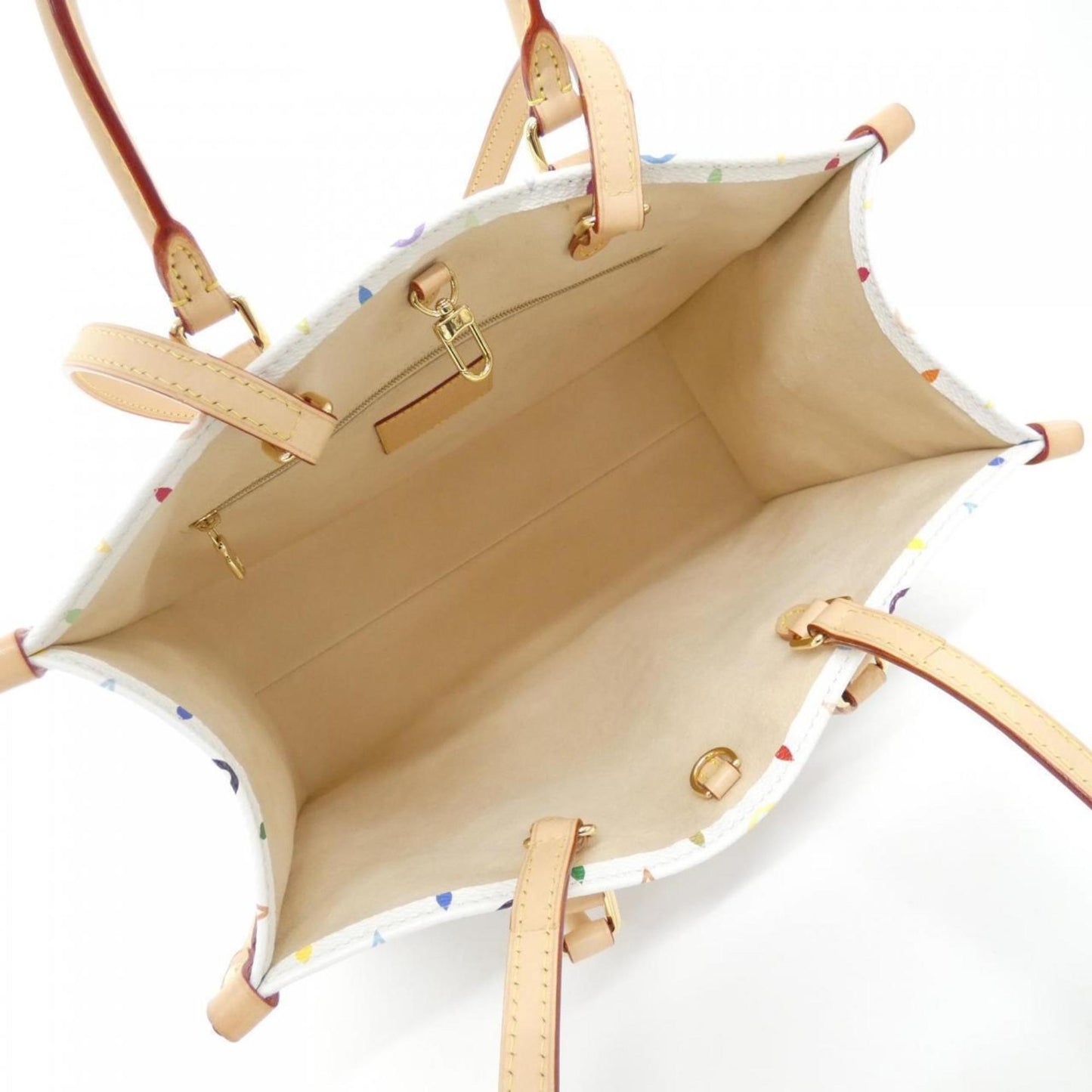 Louis Vuitton Coated Canvas White Handbags