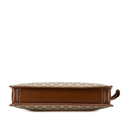 Gucci Pvc Brown Briefcases